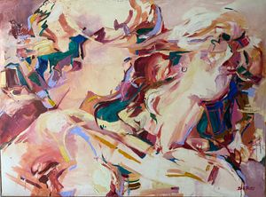 "Sensual" oil 60" x 72"