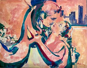 "Homage to Atlanta"oil 60" x 72"